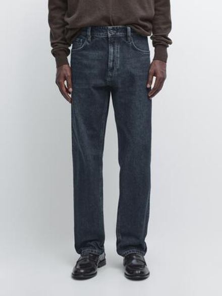 Massimo Dutti Джинсы свободного кроя, синий