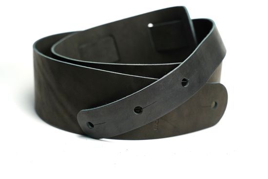 Ремень для гитары, кожаный, черный, Mamba straps MB6061-112