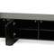 ТВ-Тумба Kode 160х40 см, черный, дуб, меламин