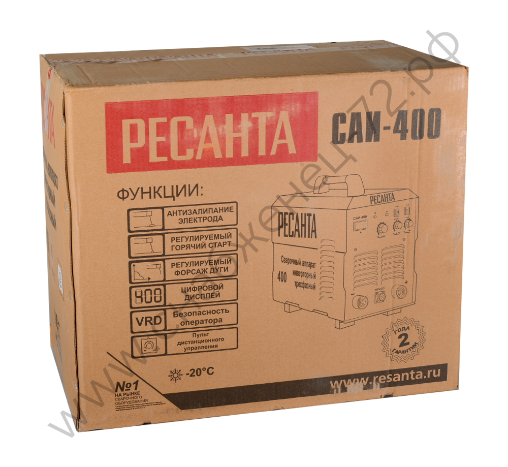 Сварочный аппарат инверторный Ресанта САИ 400