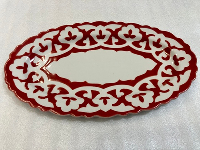 Тарелка"Пахта" 30 см(овал)