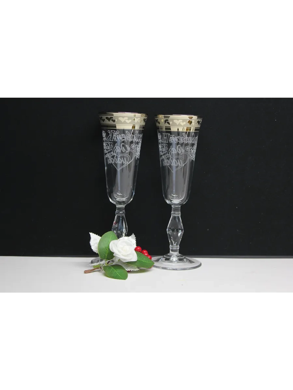 Свадебные бокалы "Ретро"