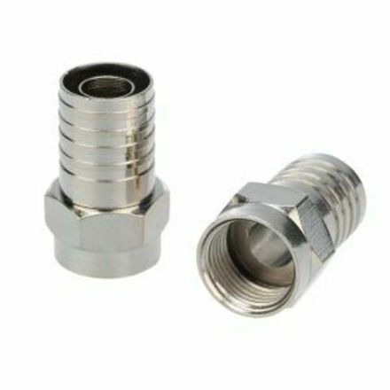 F-разъем RG-6, обжим  REXANT