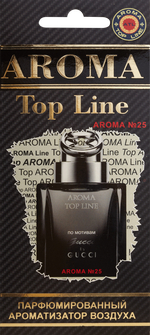Ароматизатор для автомобиля AROMA TOP LINE №25 Gucci картон