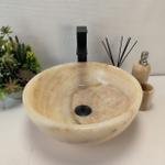 Раковина из оникса Bowl Yellow TinLip BO-63001 40*40*15 40