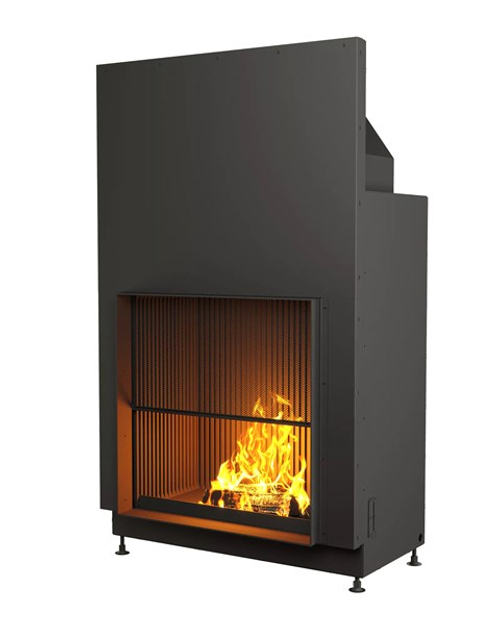 Открытая каминная топка с сеткой АСТОВ О1С 85\85