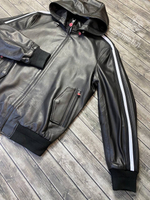 Кожаная куртка Kiton