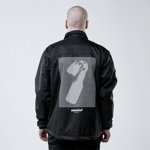 Куртка Coach Molotov Fleece Glitch Черная - фото 2