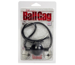 Чёрный кляп из силикона BALLGAG