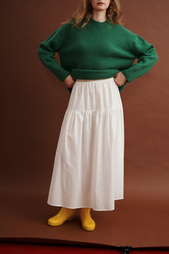 Подъюбник с воланом