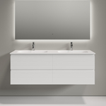 Тумба подвесная Sancos Folk c двумя ящиками 690х445х500, Bianco, FL70W