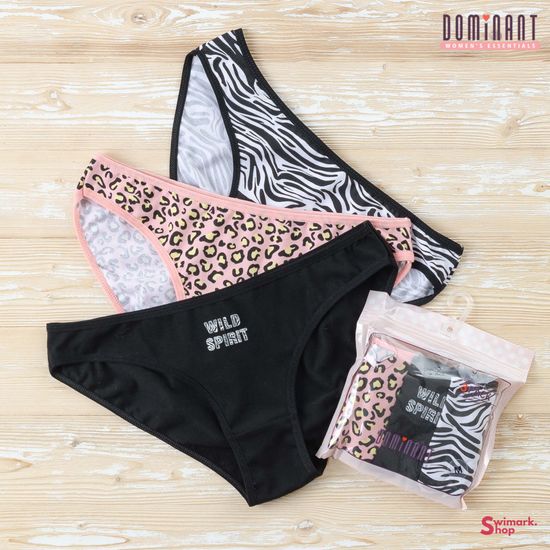 Трусики женские DOMINANT 35000-154, BIKINI, 3 шт. в уп.