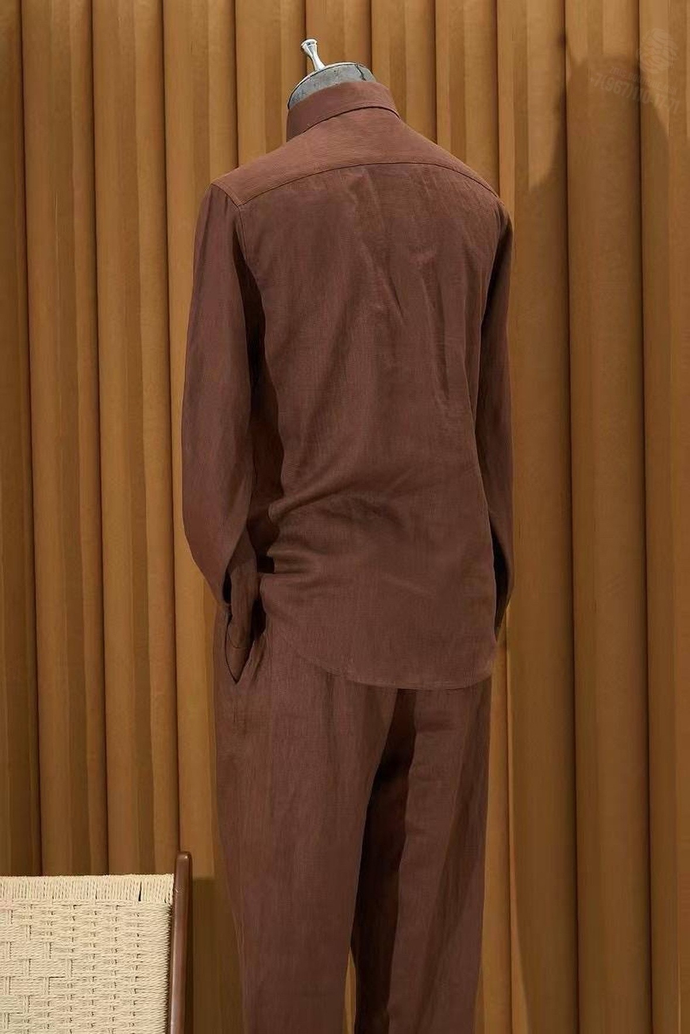 Льняной костюм Ermenegildo Zegna