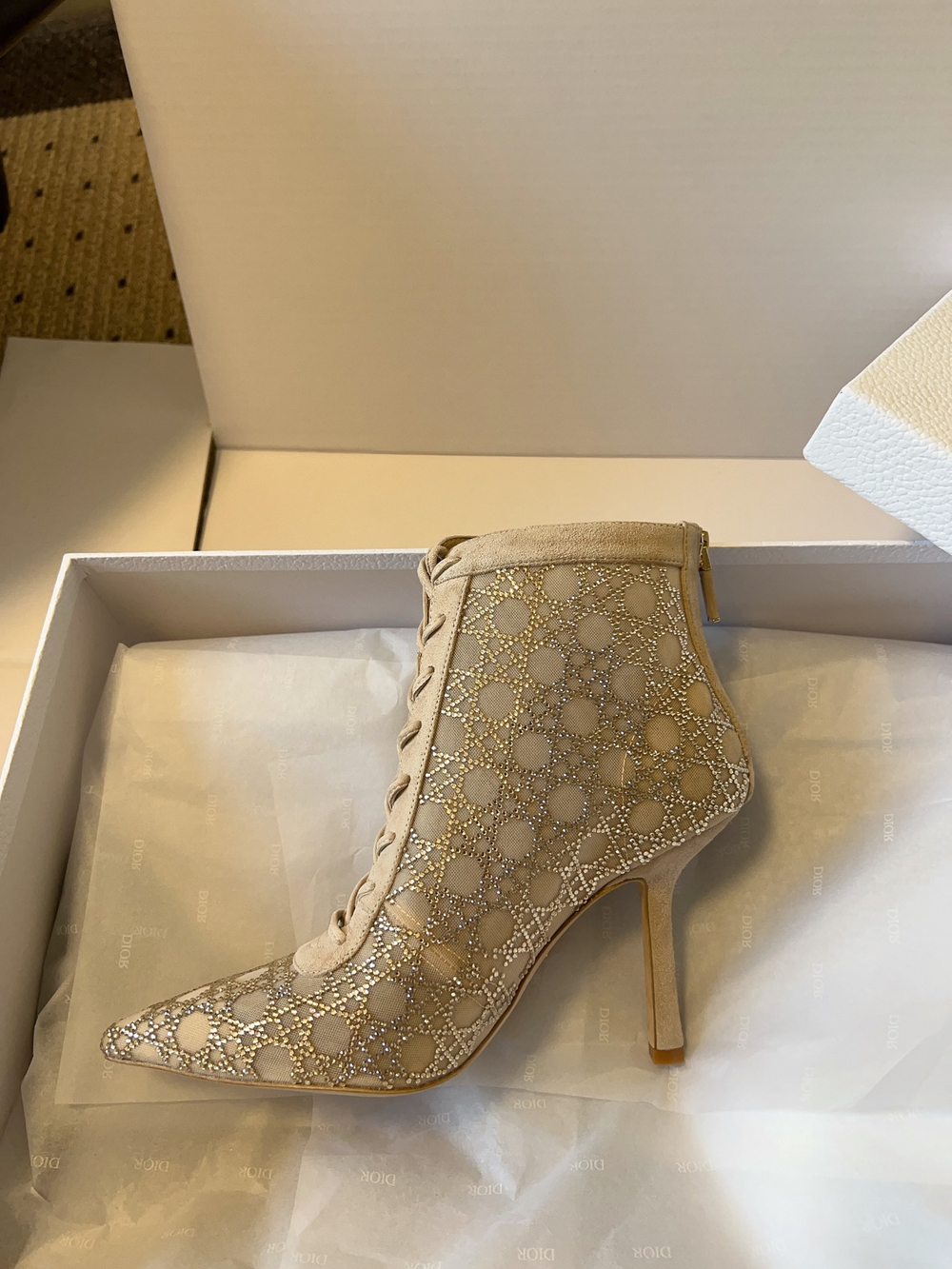 Christian Dior Heeled Ankle Boot (2 colors)