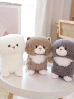 Мягкая игрушка кот пушистый 35 см