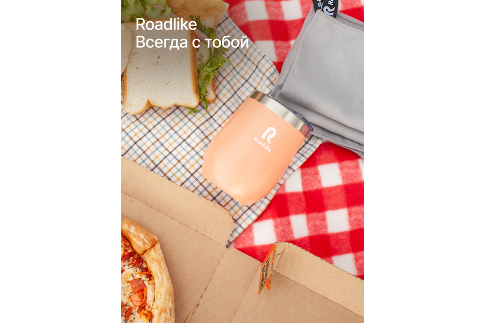 Термокружка RoadLike Mug 350мл, коралл