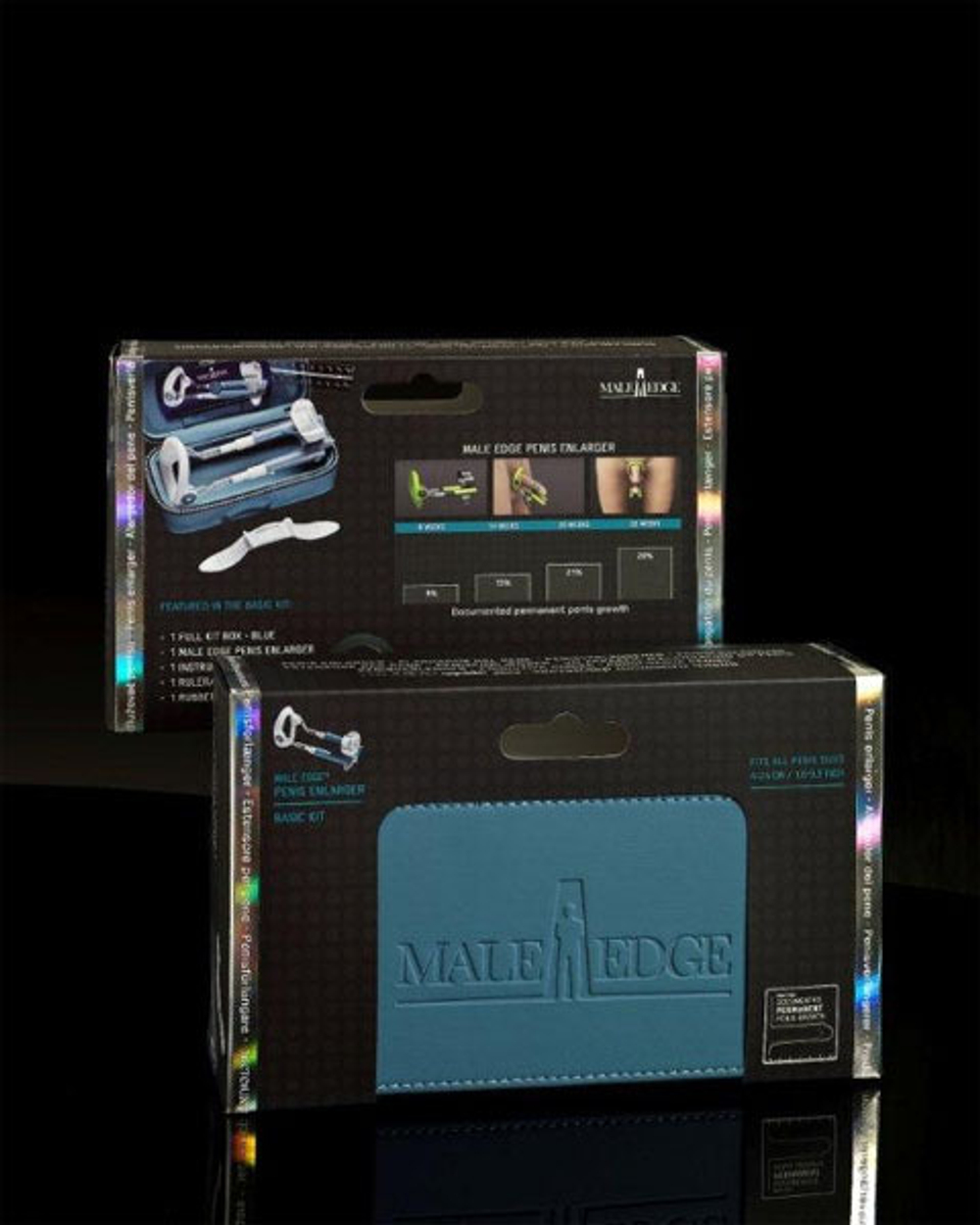 Устройство для увеличения пениса Male Edge Basic (Цвет: голубой)
