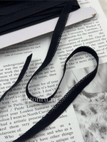 Резинка бельевая ажурная черная 10 мм