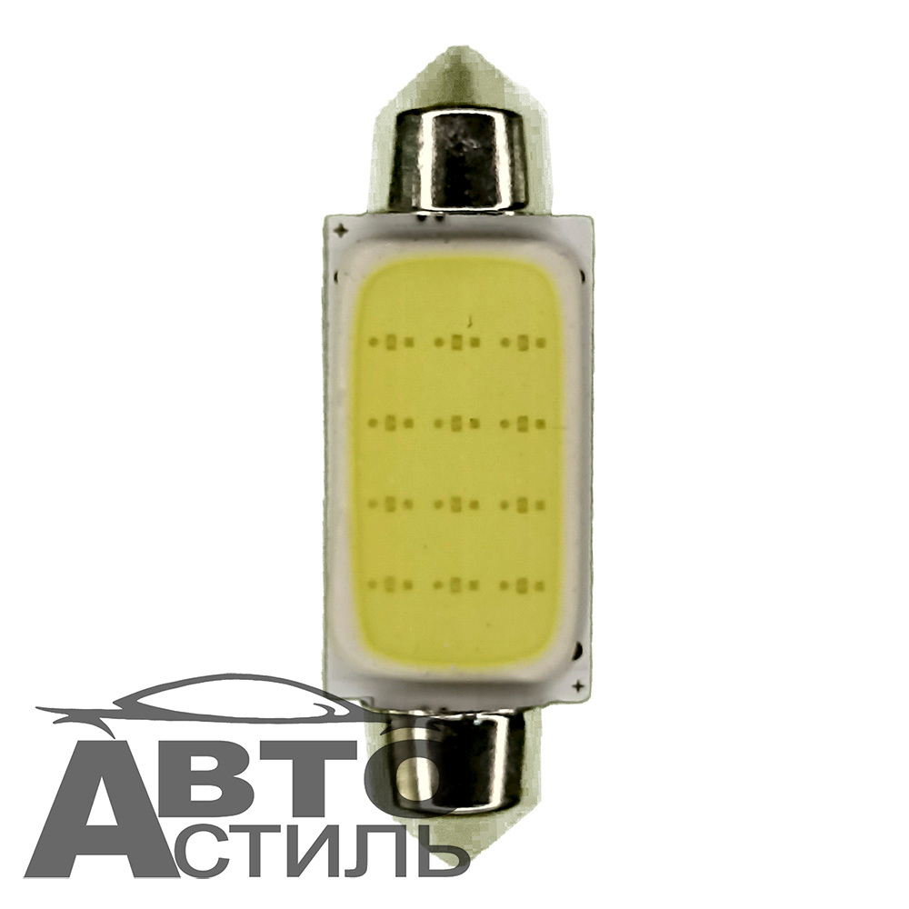 Светодиод 12V T11x41 COB WHITE 12CHIP (салон) шт Y0008-41
