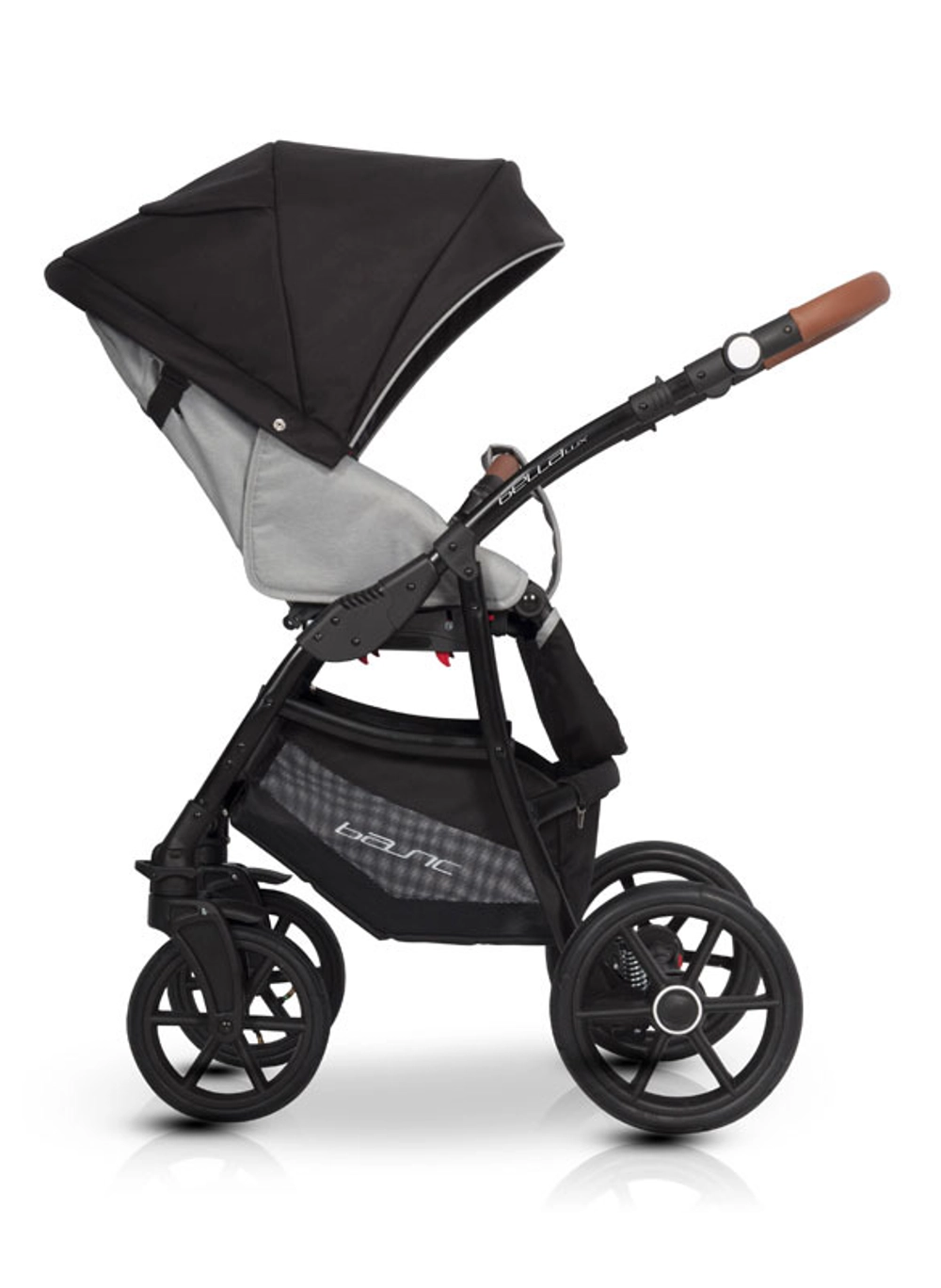 Коляска  BELLA LUX (2 в 1) (RIKO BASIC) 02 серый