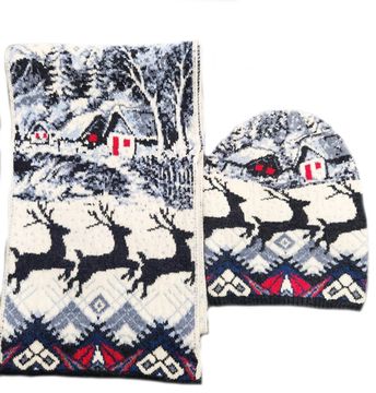 Комплект шарф и шапочка PULLTONIC - "Чудеса"