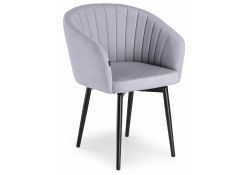 Стул на металлокаркасе Моншау крутящийся черный / velutto 49