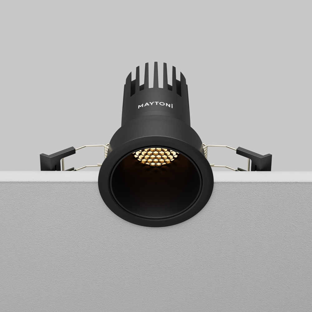 Встраиваемый светодиодный светильник Maytoni Dip DL116-10W-2.7K-B