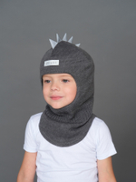 Шлем весенний/осенний вязаный (Имбирь) ОРЕО