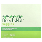 Beech-Nut, овощи, для детей от 6 месяцев, цукини, шпинат и банан, 12 паучей по 99 г (3,5 унции)