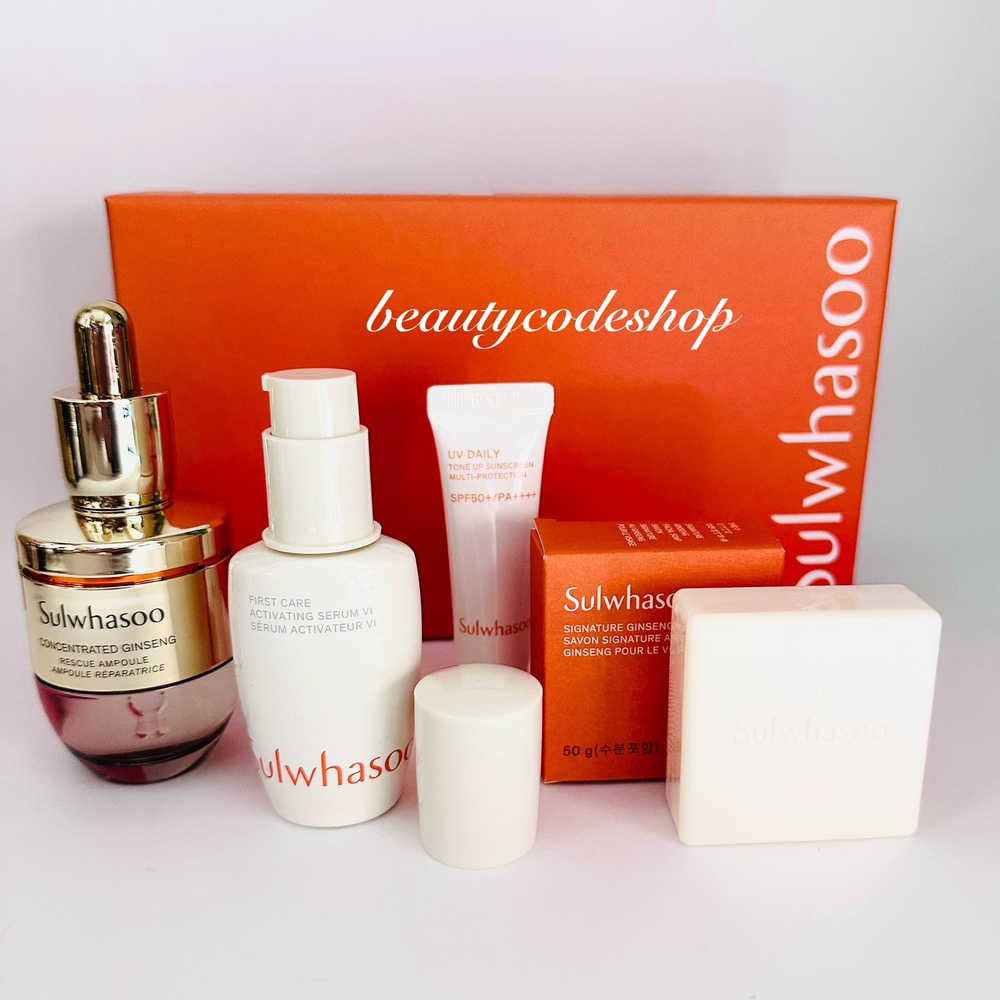 Сыворотка антивозрастная SULWHASOO Concentrated Ginseng Rescue Ampoule