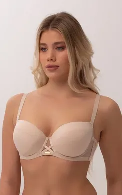 OMENA BEIGE Balconette Full Cup Бюст