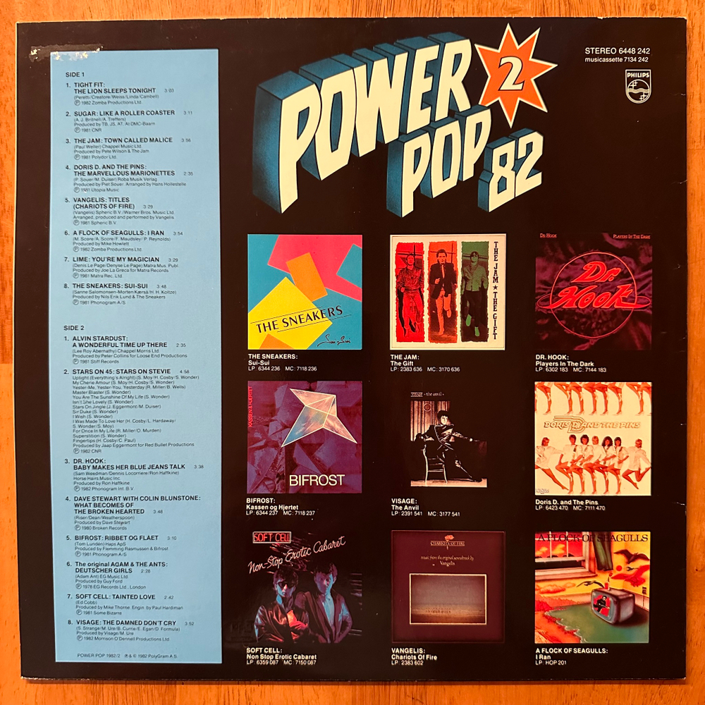 Сборник Power Pop 82 2 (Дания 1982г.)