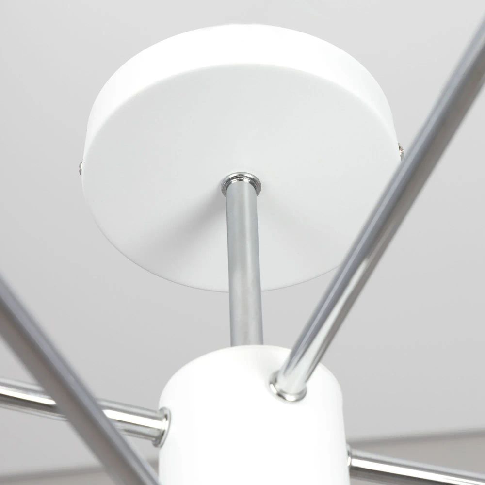 Citilux Бертон CL140180 Люстра потолочная Белая