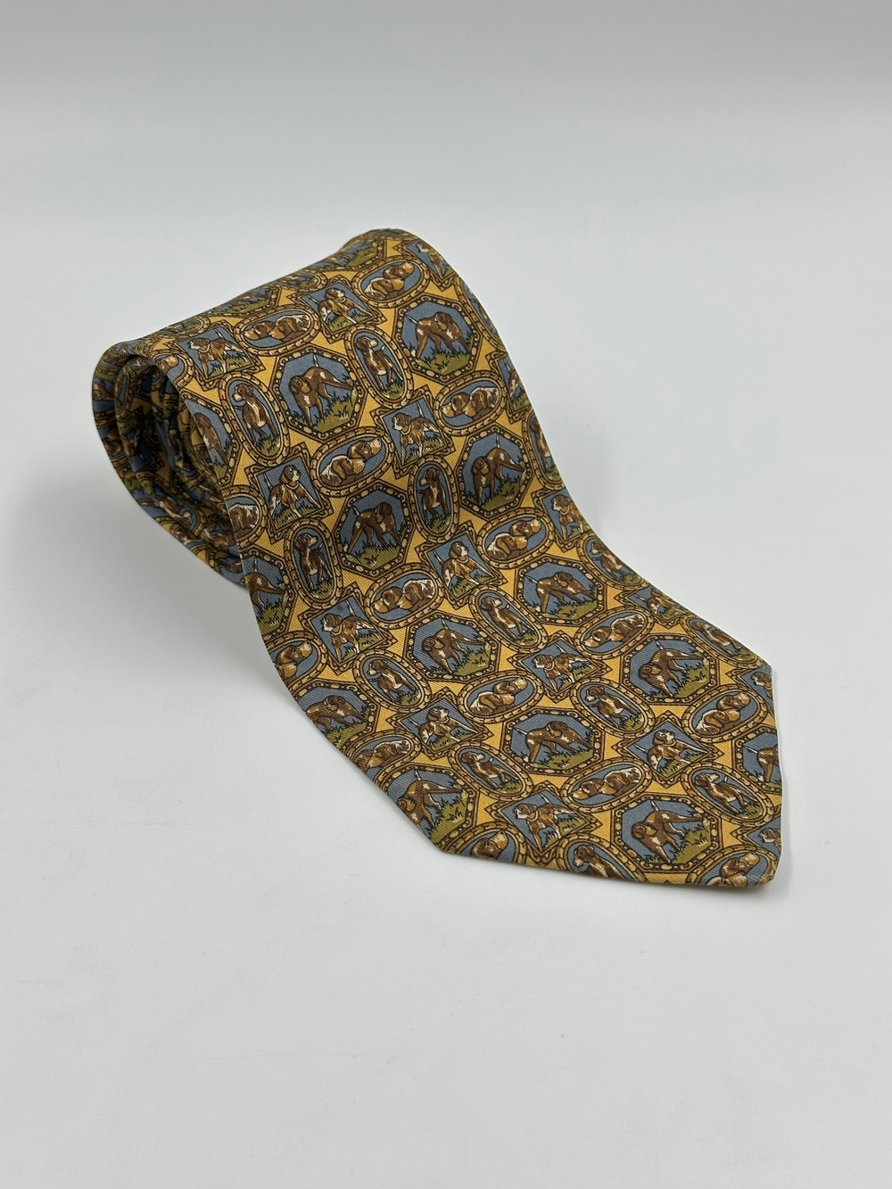 Галстук «Собаки» Salvatore Ferragamo