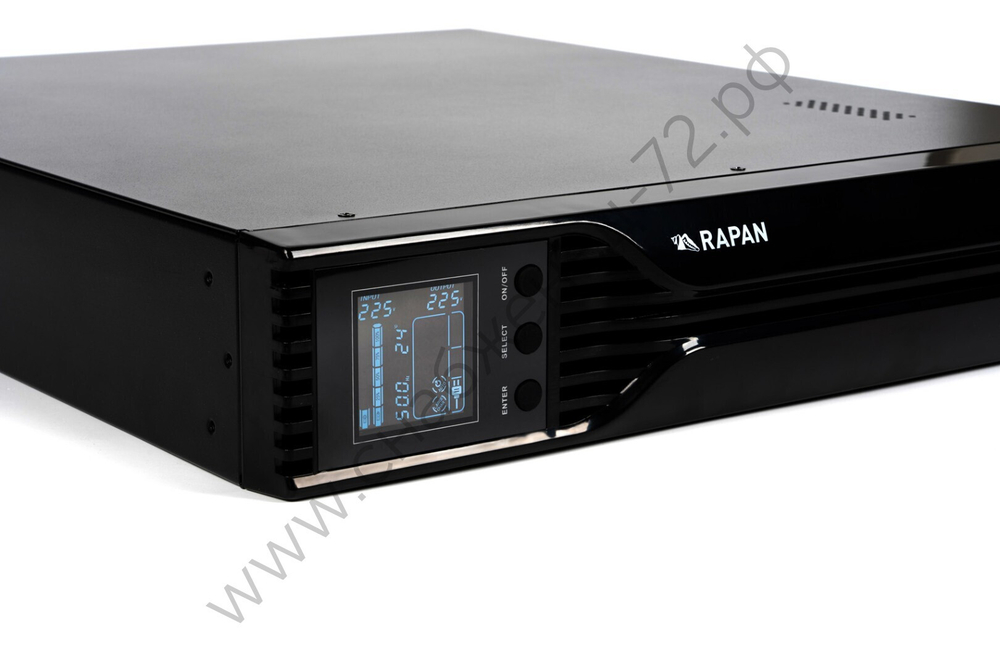 RAPAN-UPS 2000-RACK-IN-4X9-E ИБП 1400 Вт, Line-interactive, синус, встроенные АКБ 4 шт.x 9Ah