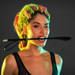 Черный стек 44,7см Lola Games Crop Party Hard Obsession Black 1108-01lola