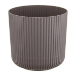Кашпо ВЕЛЬВЕТ D160мм 2,5л с пристегнутым поддоном французcкий серый