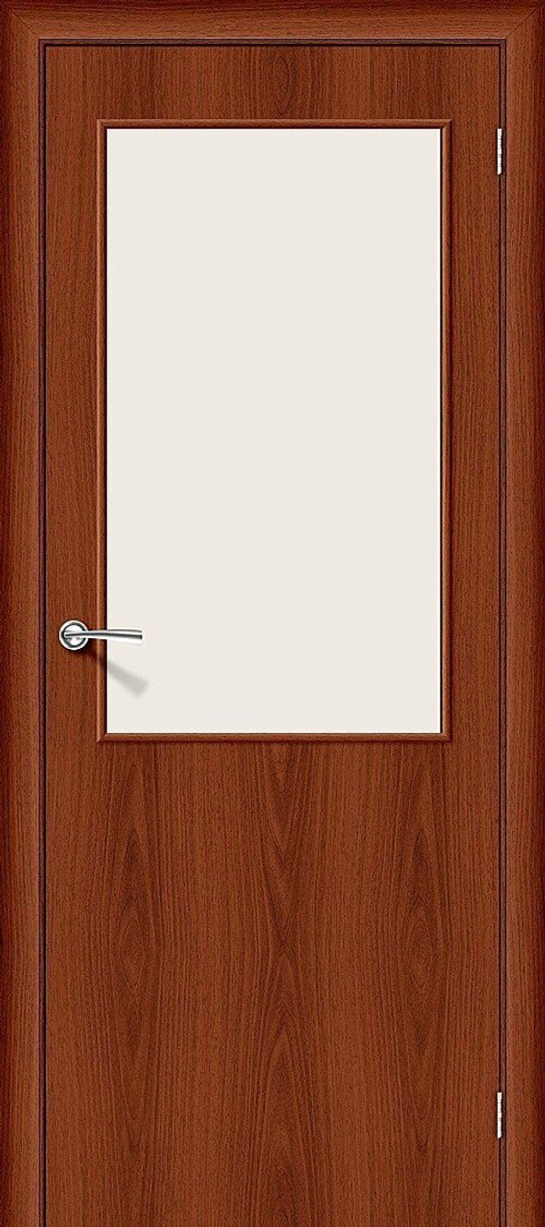 Дверь Гост-13 / Цвет Л-11 (ИталОрех) / Стекло Magic Fog / Двери Браво