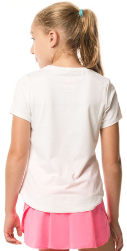 Футболка для девочки Lucky in Love Core Dynamic High-Low S/S Girls - White