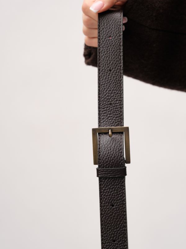 Замшевая сумка Mosaic DBR 31376 черный каштан