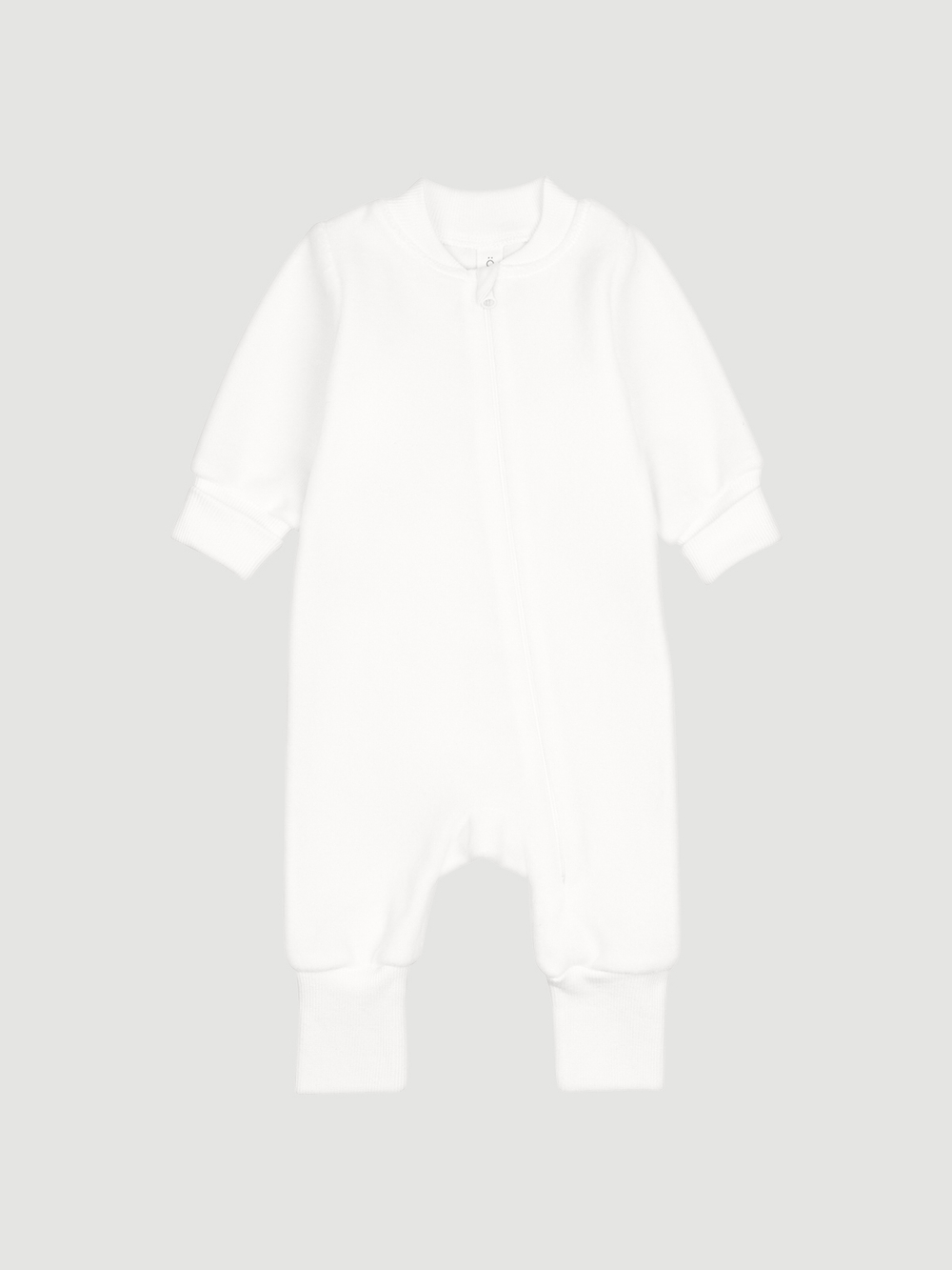 Велюровый комбинезон Mjölk Ecru, на манжетах, уценка