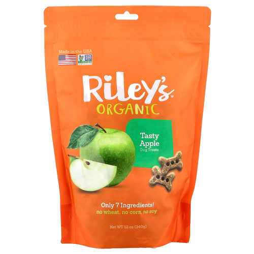 Riley’s Pets, лакомства для собак, со вкусом яблока, 340 г (12 унций)
