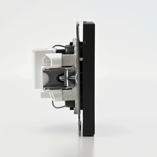 Розетка ArtGallery 16А с заземл. защ. шторки механизм базальт SE GAL001445