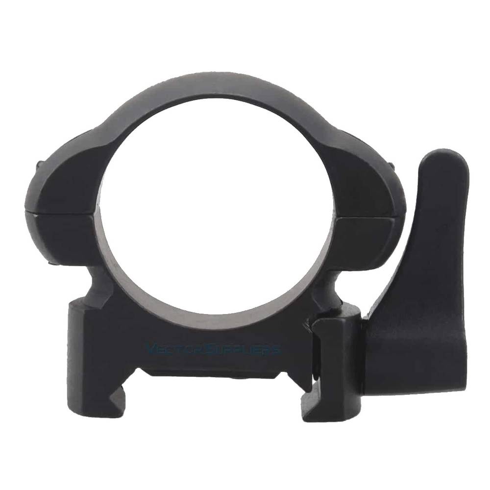 Кольца быстросъемные Vector Optics D25,4мм, стальные, Weaver, низкие, H17мм (SCSR-01P) рычажные