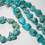 Туркенит (имитация бирюзы), фриформ, 19,5-30*18-25мм