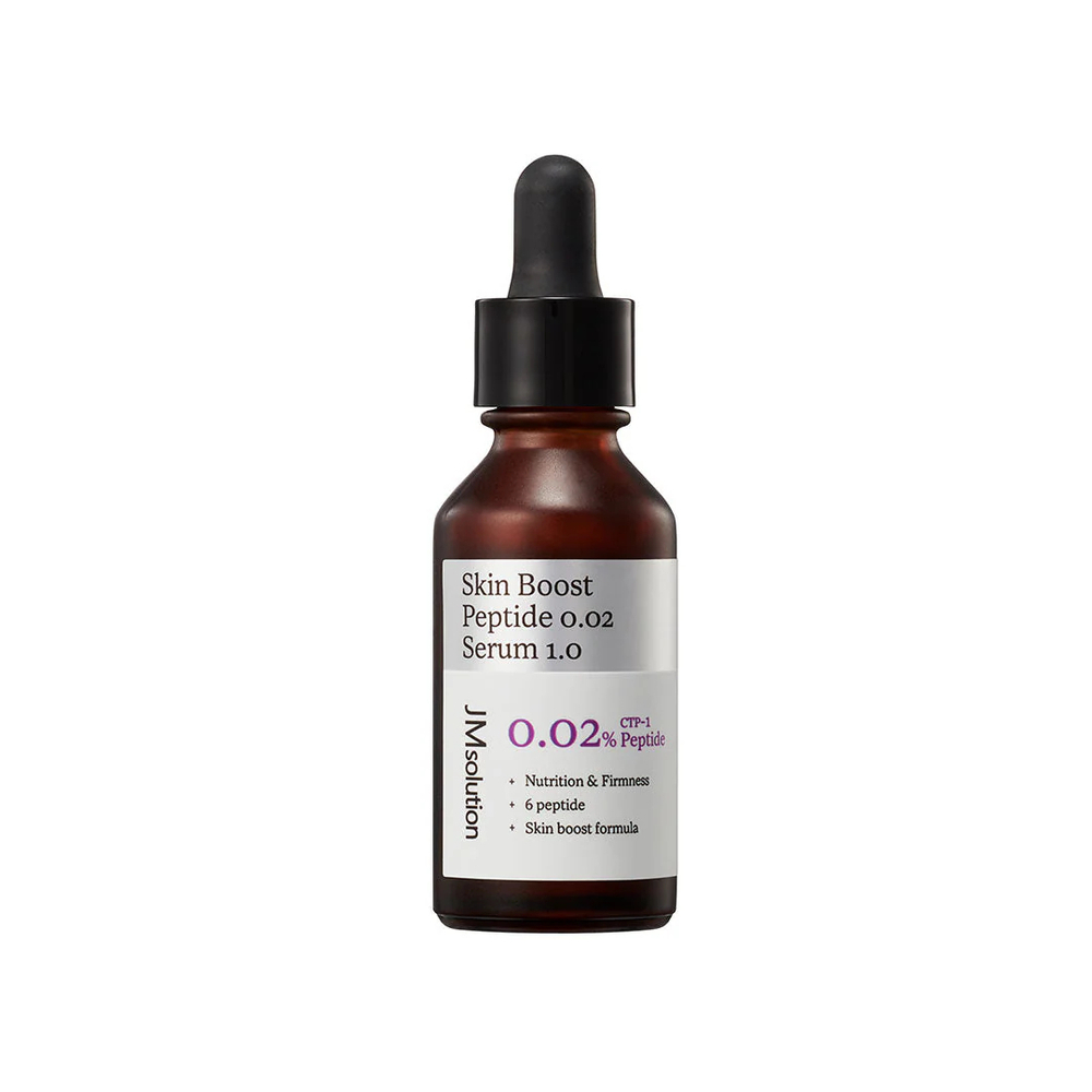 Сыворотка для лица антивозрастная с пептидами JMSOLUTION Skin Boost Peptide 0,02 Serum 30 мл