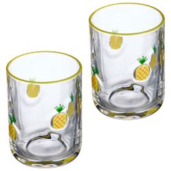 НАБОР СТАКАНОВ "FRUITY PINEAPPLE" ИЗ 2 ШТ. 400 МЛ