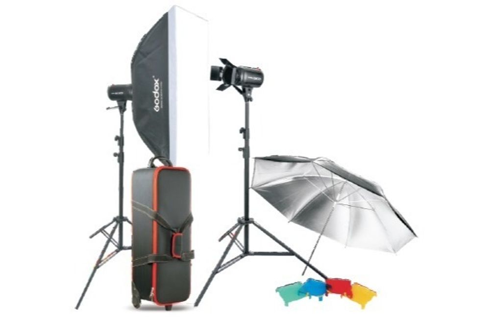 Комплект студийного света Godox E250-F