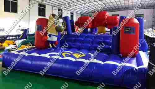 Надувная полоса препятствий "Веселые скачки"