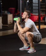 Медбол высокой плотности GB-702, 2 кг, зеленый